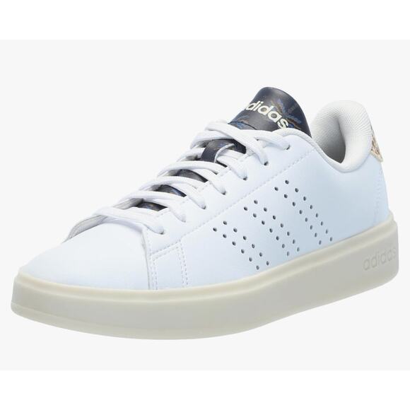 adidas Shoes - Adidas Advantage 2.0 White/ Leopard Print/ Black Women's 8